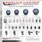 Service Caster 3'' Blue Polyurethane Wheel Swivel 7/8'' Square Stem Caster Set 2 Brakes, 4PK SCC-SQ20S314-PPUB-BLUE-PLB-78-2-S-2 - alternate 2